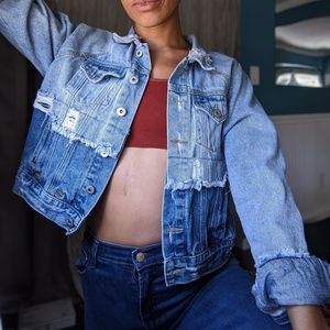 Vintage Style Blue Jean Jacket
